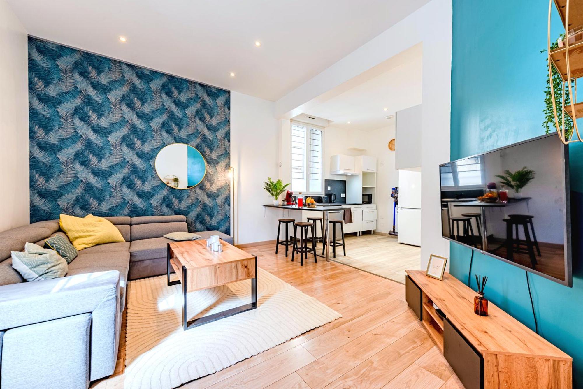 Apartment Chic Family - Neuf & Moderne - Parking Wifi Centre Gare Tgv - Confort Ideal Famille - Speciale *